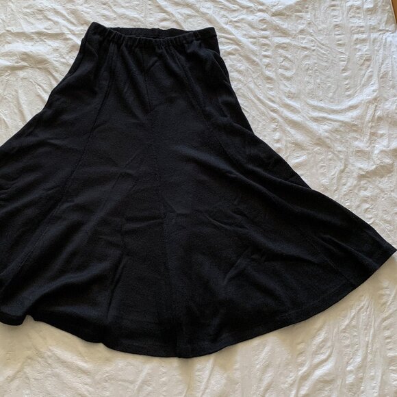 Vintage Women's Skirt by Shirley K - Black - Size Small S/P - Made in Canada - Picture 9 of 16